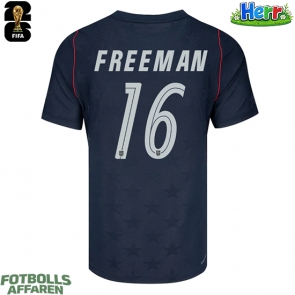Förenta stater Alex Freeman #16 Bortatröja VM 2026 Kortärmad